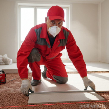 Укладка пола Кнауф - Проффремо